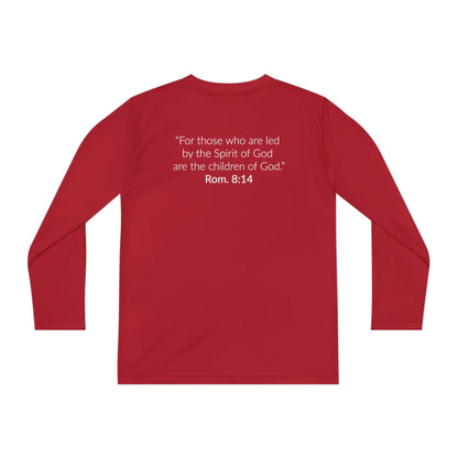 GOD'S CHILD! Collection Youth Long Sleeve Tee | (Romans 8:14)