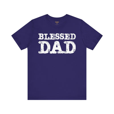 Blessed Dad Unisex Tee, Father's Day Gift, Dad Birthday Shirt, Casual Wear for Dads, Family Reunion Apparel, Comfortable T-Shirt