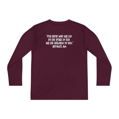 GOD'S CHILD! Collection | Youth Long Sleeve Tee | (Romans 8:14)