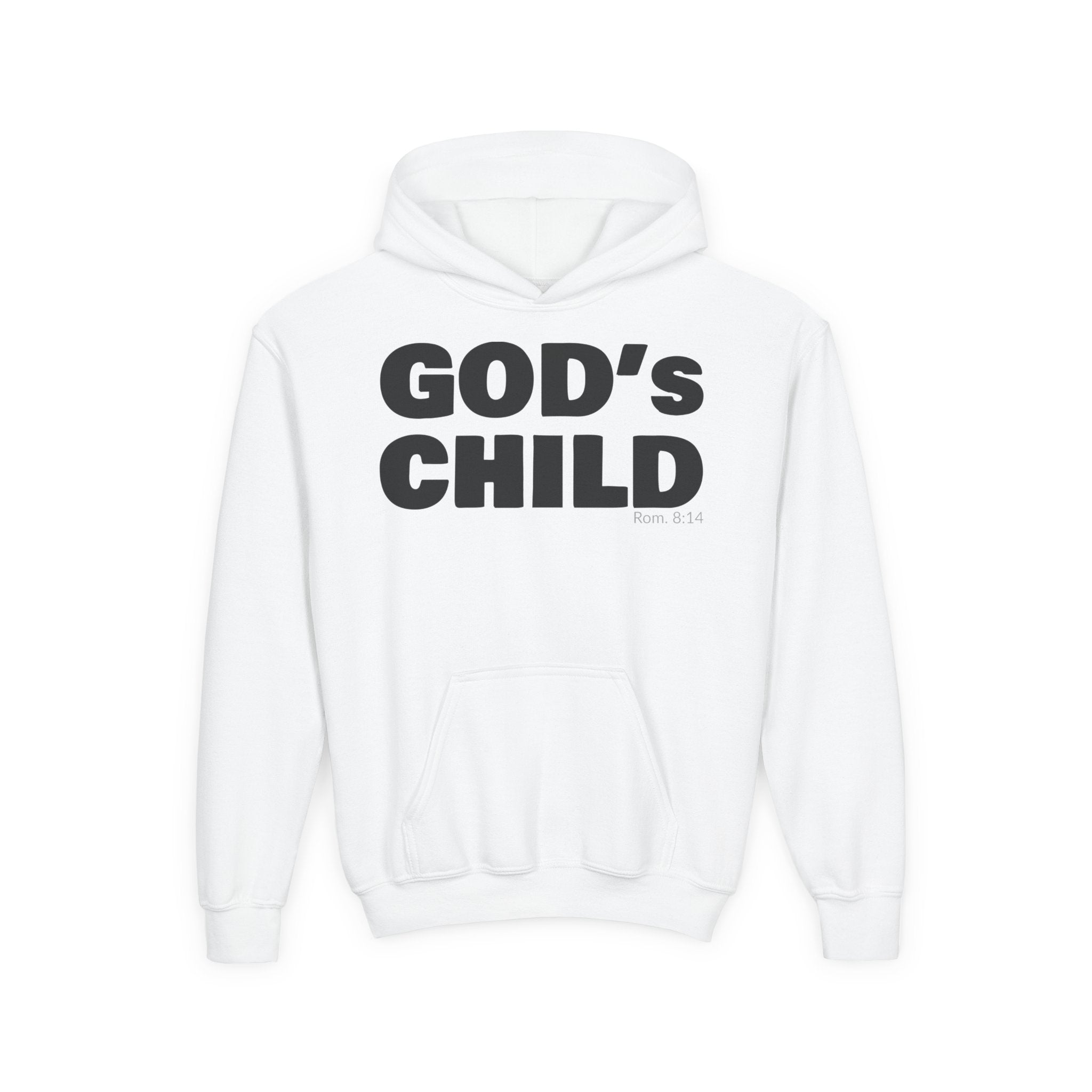 GOD'S CHILD! Collection |  Inspirational Hoodie [Youth]  | (Romans 8:14)
