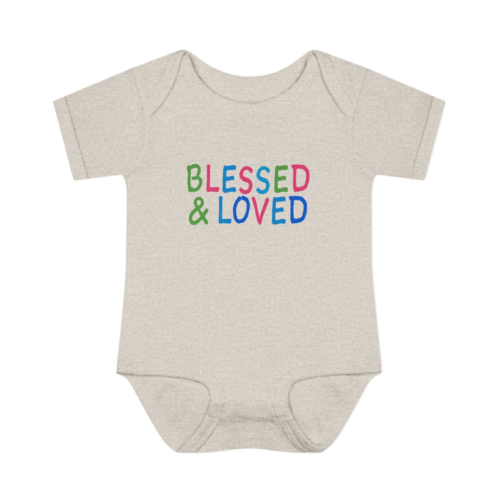 BLESSED AND LOVED | Infant Baby Bodysuit |  Blessed and Loved Baby Infant