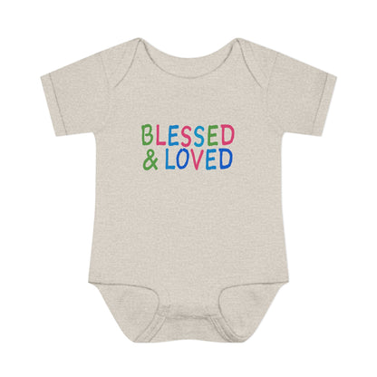 BLESSED AND LOVED | Infant Baby Bodysuit |  Blessed and Loved Baby Infant