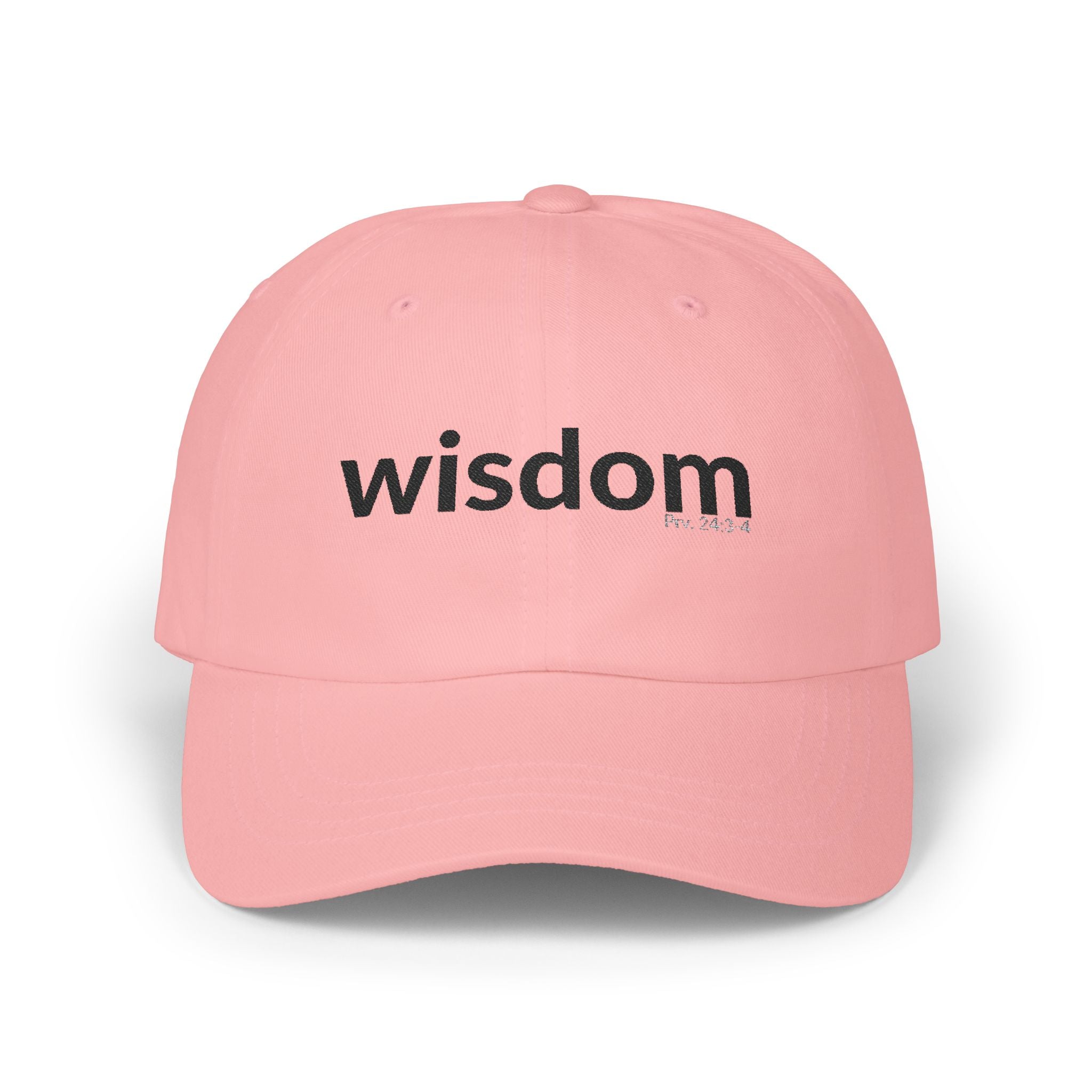 WISDOM Faithware Collection – Cap | (black text)