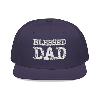 BLESSED DAD |  Snapback Hat |  Embroidered Cap for Father's Day, Gift for Dads, Trendy Father's Day Gift, Casual Everyday Wear