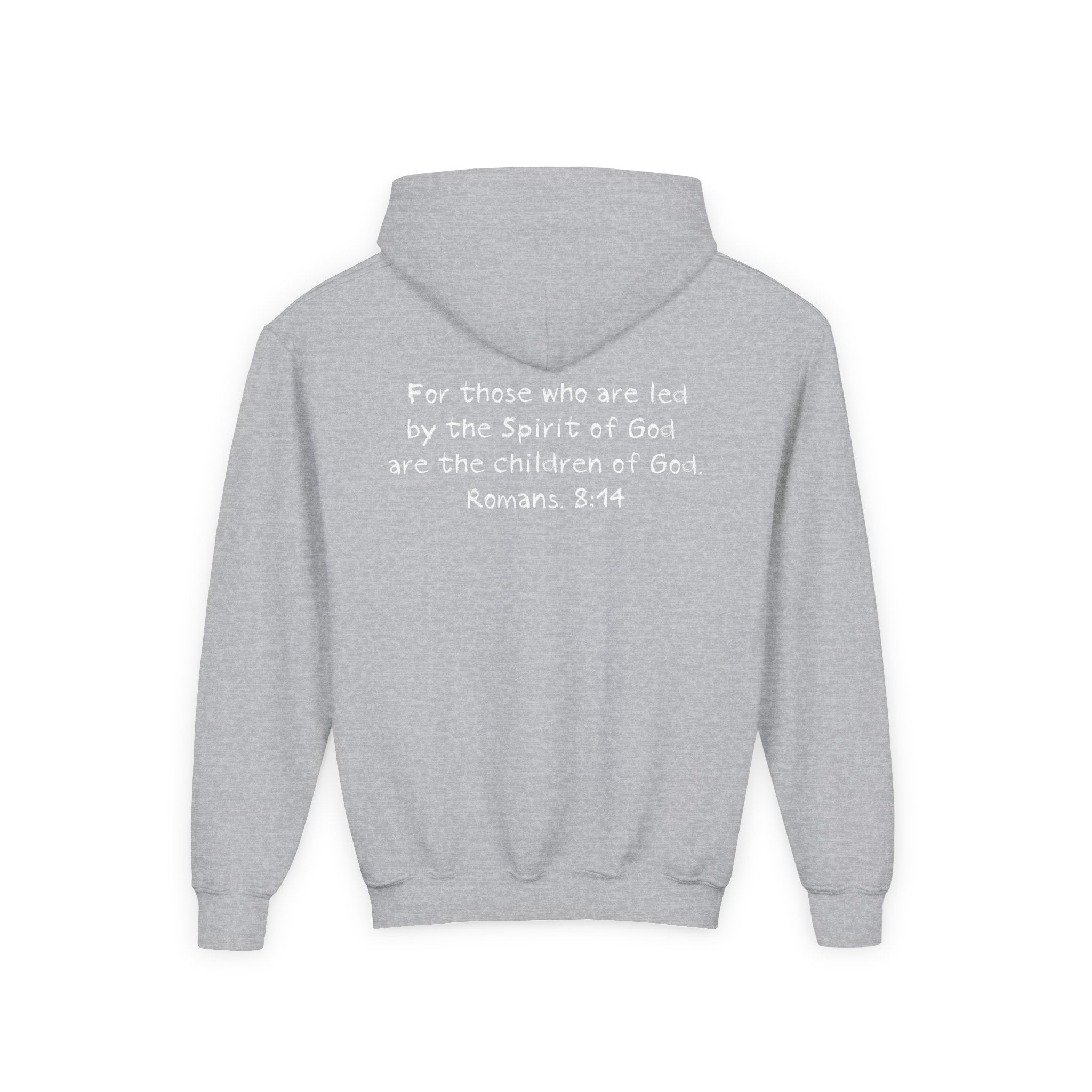 GOD'S CHILD! Collection | Hoodie [Youth]  | (Romans 8:14) - Pastel