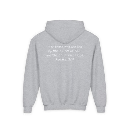 GOD'S CHILD! Collection | Hoodie [Youth]  | (Romans 8:14) - Pastel