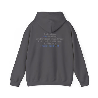 PRAY! Collection | Hoodie | Faith-Based Streetwear for Prayer Warriors | (1 Thessalonians 5:16-18)