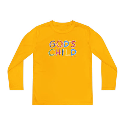 GOD'S CHILD! Collection | Youth Long Sleeve Tee  | (Romans 8:14) - Pastel