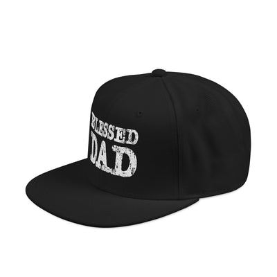 BLESSED DAD |  Snapback Hat |  Embroidered Cap for Father's Day, Gift for Dads, Trendy Father's Day Gift, Casual Everyday Wear