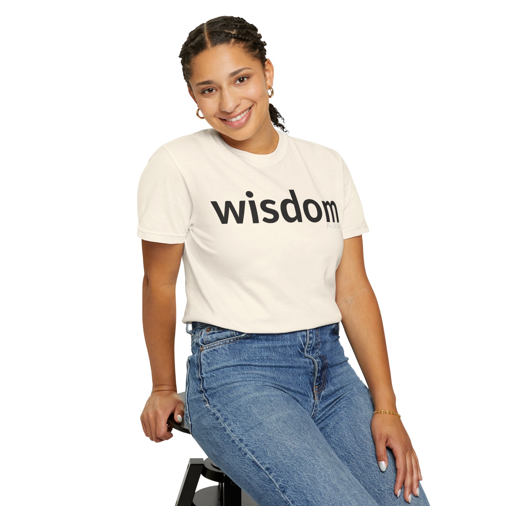 WISDOM | Faithware Collection – T-Shirt | Proverbs 24:3-4