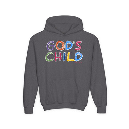 GOD'S CHILD! Collection | Hoodie [Youth]  | (Romans 8:14) - Pastel