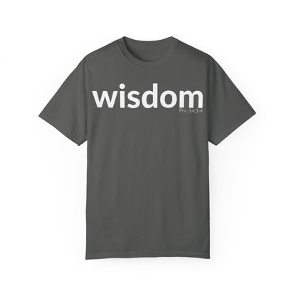 WISDOM | Faithware Collection – T-Shirt | Proverbs 24:3-4
