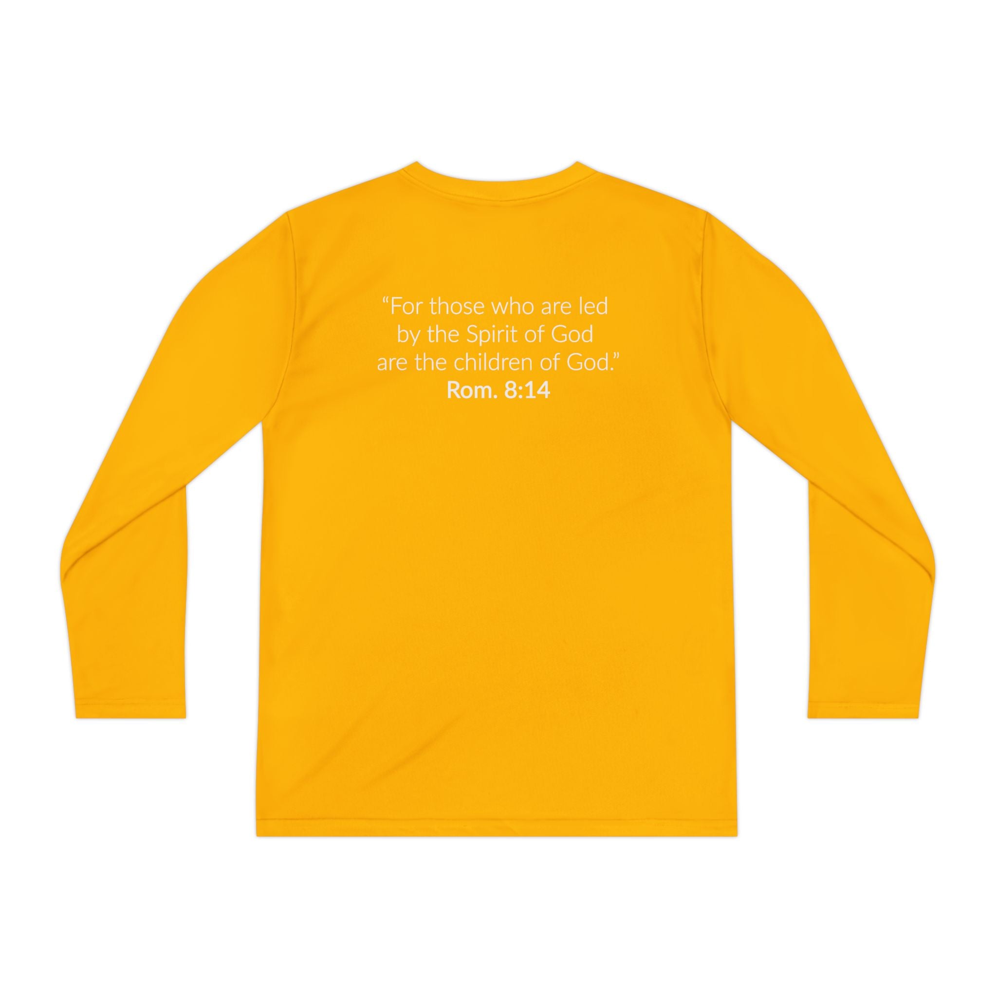 GOD'S CHILD! Collection Youth Long Sleeve Tee | (Romans 8:14)
