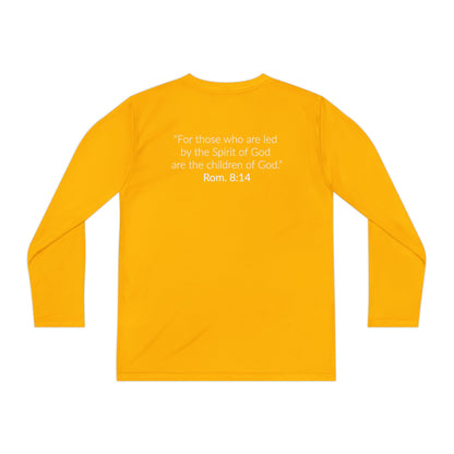 GOD'S CHILD! Collection Youth Long Sleeve Tee | (Romans 8:14)