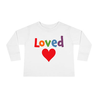 Loved | Toddler Long Sleeve Tee® | Christian Kids Shirt | Faith Apparel