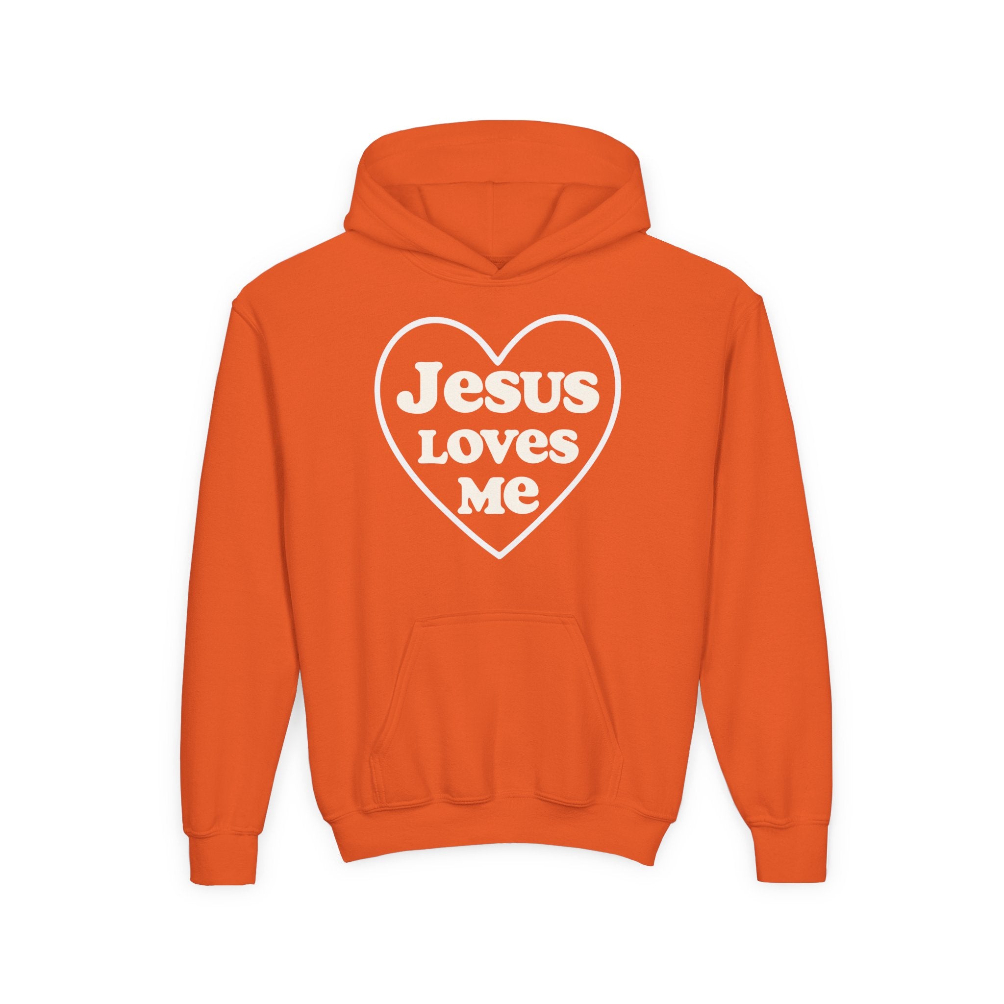 Jesus Loves Me | Youth Hoodie, Heartwarming Gift for Kids, Cozy Sweatshirt for Church, Faith-Based Apparel, Religious Youth Clothing, [...]
