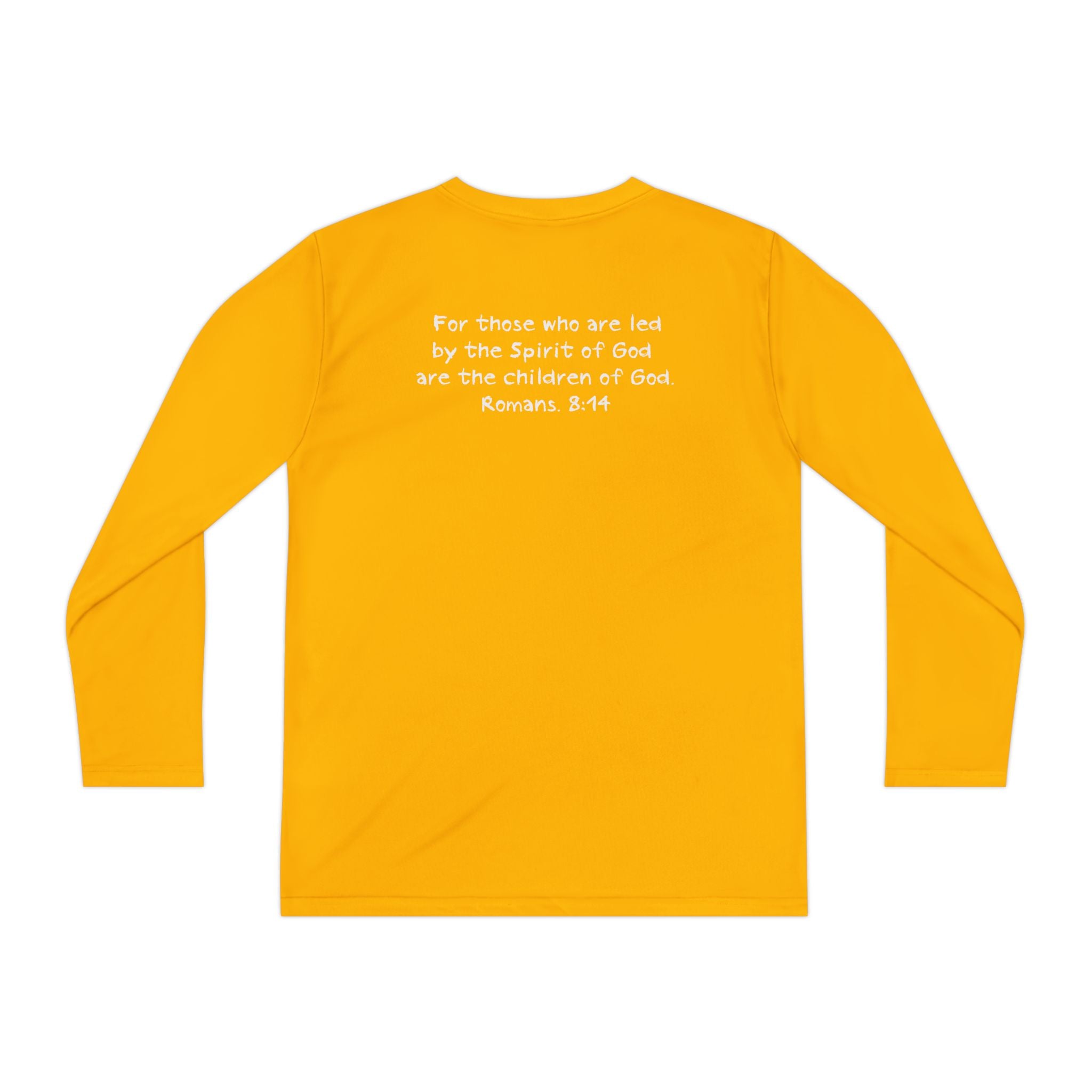 GOD'S CHILD! Collection | Youth Long Sleeve Tee  | (Romans 8:14) - Pastel