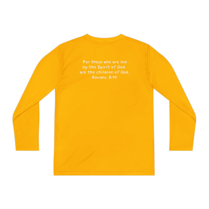 GOD'S CHILD! Collection | Youth Long Sleeve Tee  | (Romans 8:14) - Pastel