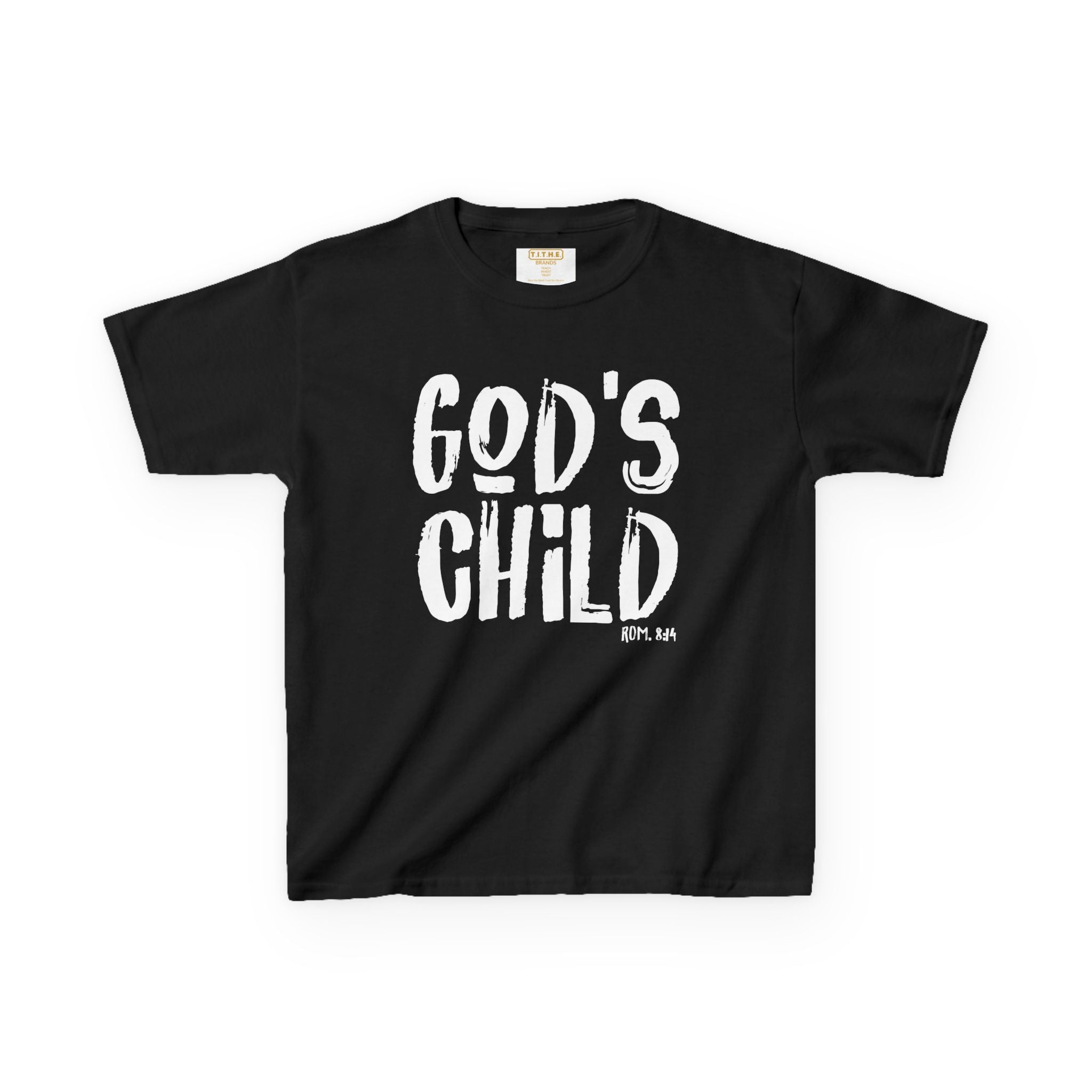 GOD'S CHILD! Collection |  Inspirational Youth Tee-Shirt | (Romans 8:14)