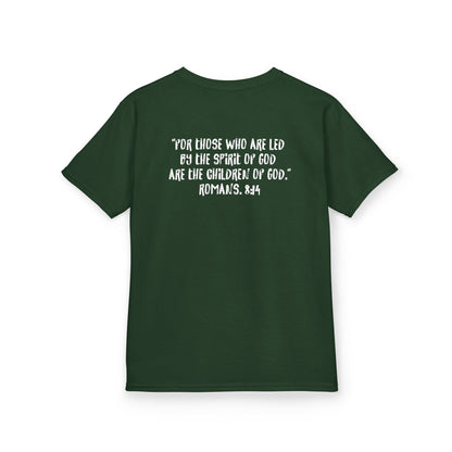 GOD'S CHILD! Collection |  Inspirational Youth Tee-Shirt | (Romans 8:14)