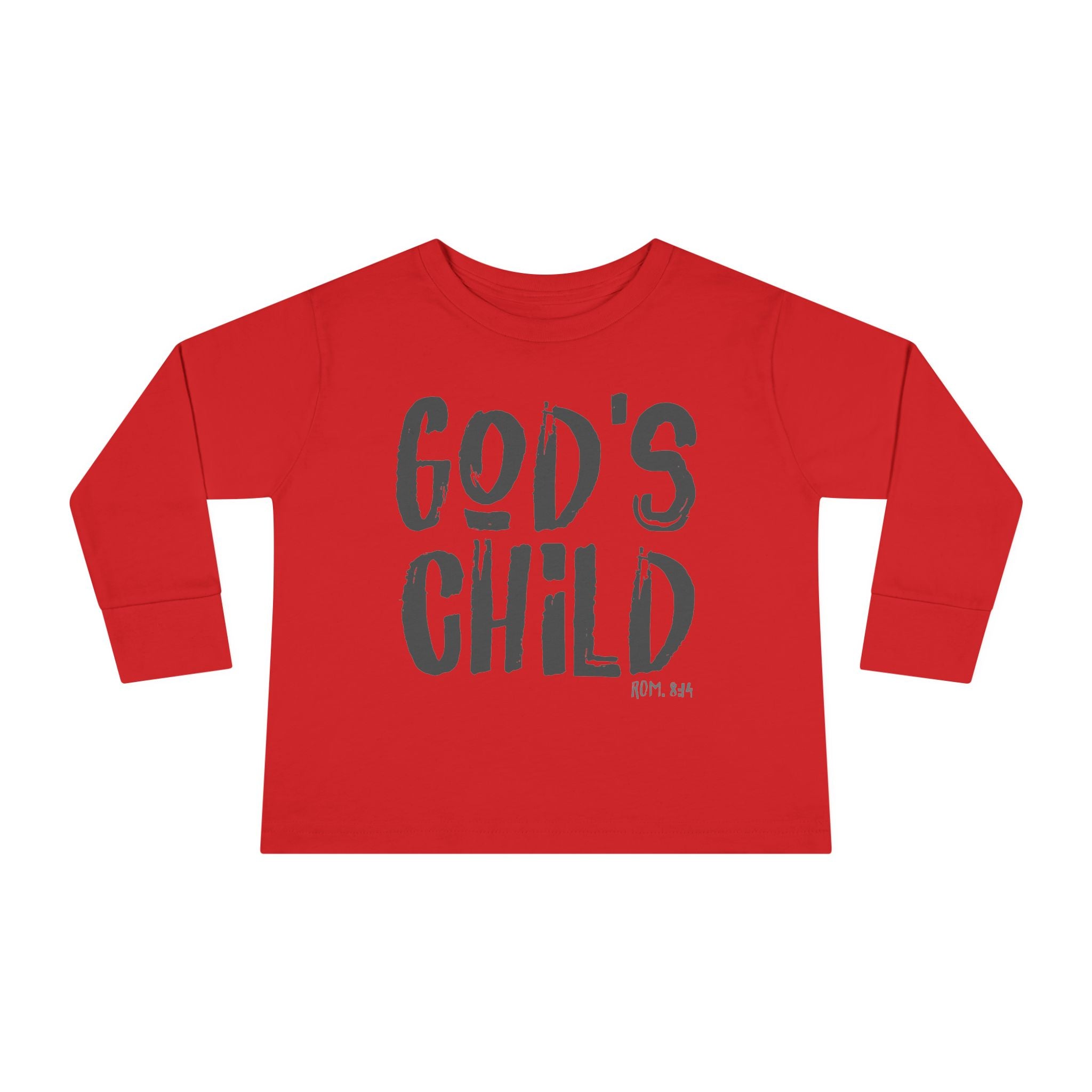 God's Child | Toddler Long Sleeve Tee — Rom. 8:14