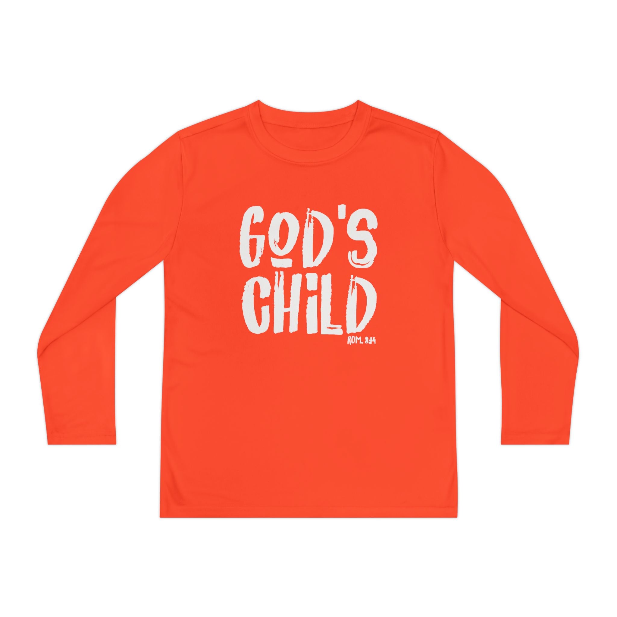 GOD'S CHILD! Collection | Youth Long Sleeve Tee | (Romans 8:14)