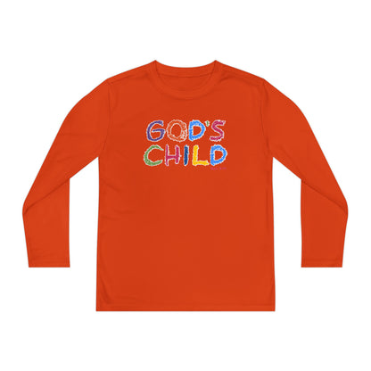 GOD'S CHILD! Collection | Youth Long Sleeve Tee  | (Romans 8:14) - Pastel