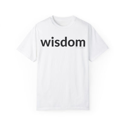 WISDOM | Faithware Collection – T-Shirt | Proverbs 24:3-4