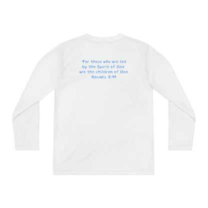 GOD'S CHILD! Collection | Youth Long Sleeve Tee  | (Romans 8:14) - Pastel