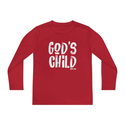 GOD'S CHILD! Collection | Youth Long Sleeve Tee | (Romans 8:14)