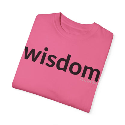 WISDOM | Faithware Collection – T-Shirt | Proverbs 24:3-4