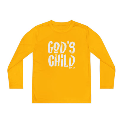 GOD'S CHILD! Collection | Youth Long Sleeve Tee | (Romans 8:14)