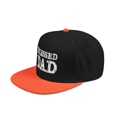 BLESSED DAD |  Snapback Hat |  Embroidered Cap for Father's Day, Gift for Dads, Trendy Father's Day Gift, Casual Everyday Wear