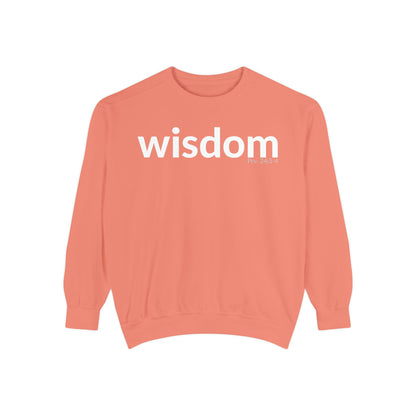 WISDOM | Faithware Collection – Sweatshirt | Proverbs 24:3-4