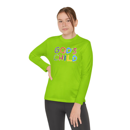 GOD'S CHILD! Collection | Youth Long Sleeve Tee  | (Romans 8:14) - Pastel