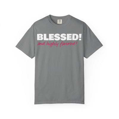 Blessed & Highly Favored Women's Tee | Luke 1:28