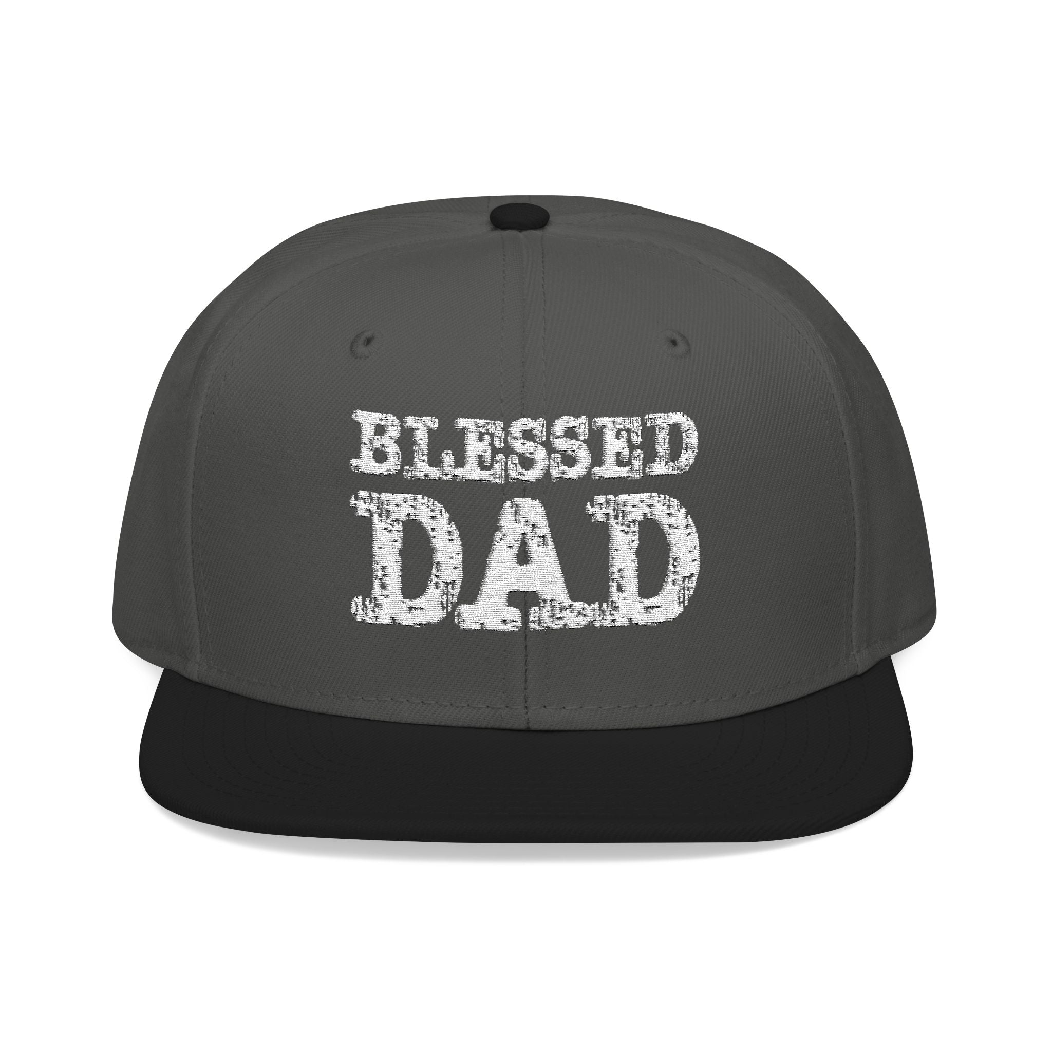 BLESSED DAD |  Snapback Hat |  Embroidered Cap for Father's Day, Gift for Dads, Trendy Father's Day Gift, Casual Everyday Wear