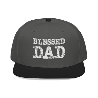 BLESSED DAD |  Snapback Hat |  Embroidered Cap for Father's Day, Gift for Dads, Trendy Father's Day Gift, Casual Everyday Wear