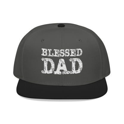 BLESSED DAD |  Snapback Hat |  Embroidered Cap for Father's Day, Gift for Dads, Trendy Father's Day Gift, Casual Everyday Wear