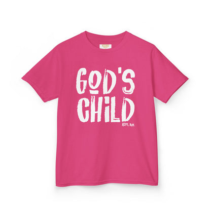 GOD'S CHILD! Collection |  Inspirational Youth Tee-Shirt | (Romans 8:14)