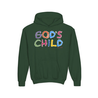 GOD'S CHILD! Collection | Hoodie [Youth]  | (Romans 8:14) - Pastel