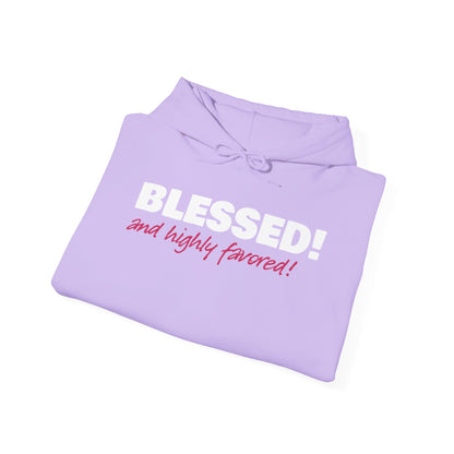 BLESSED! And Highly Favored Collection |  Hoodie | (Luke 1:28)