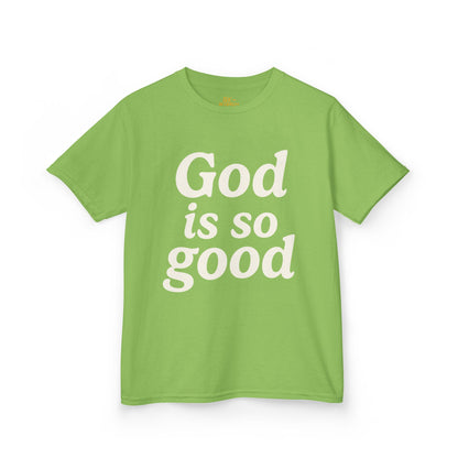 God Is So Good | Kids Tee | Motivational Kids Shirt, Gifts for Young Dreamers, Casual Kids Clothing, Back to School Tee, Kids Hustle Tee