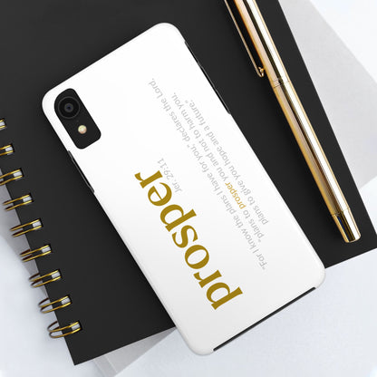 PROSPER 29:11 COLLECTION |  Tough Phone Case |  (Jeremiah 29:11)