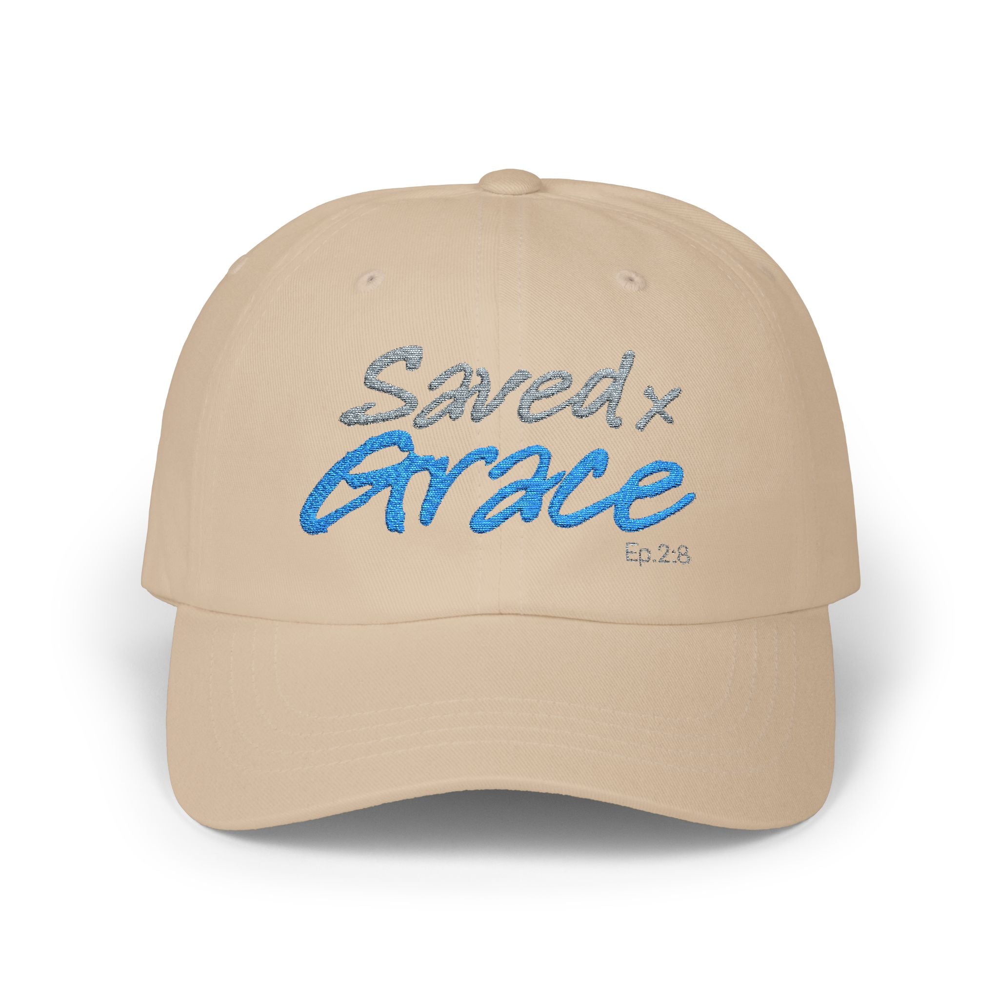 SAVED x GRACE  (Eph. 2:8)  Faithware Collection Unisex Cap - (embroidered)