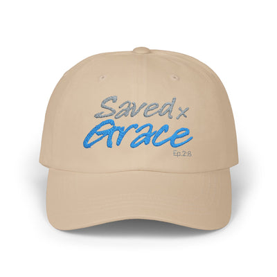 SAVED x GRACE  (Eph. 2:8)  Faithware Collection Unisex Cap - (embroidered)