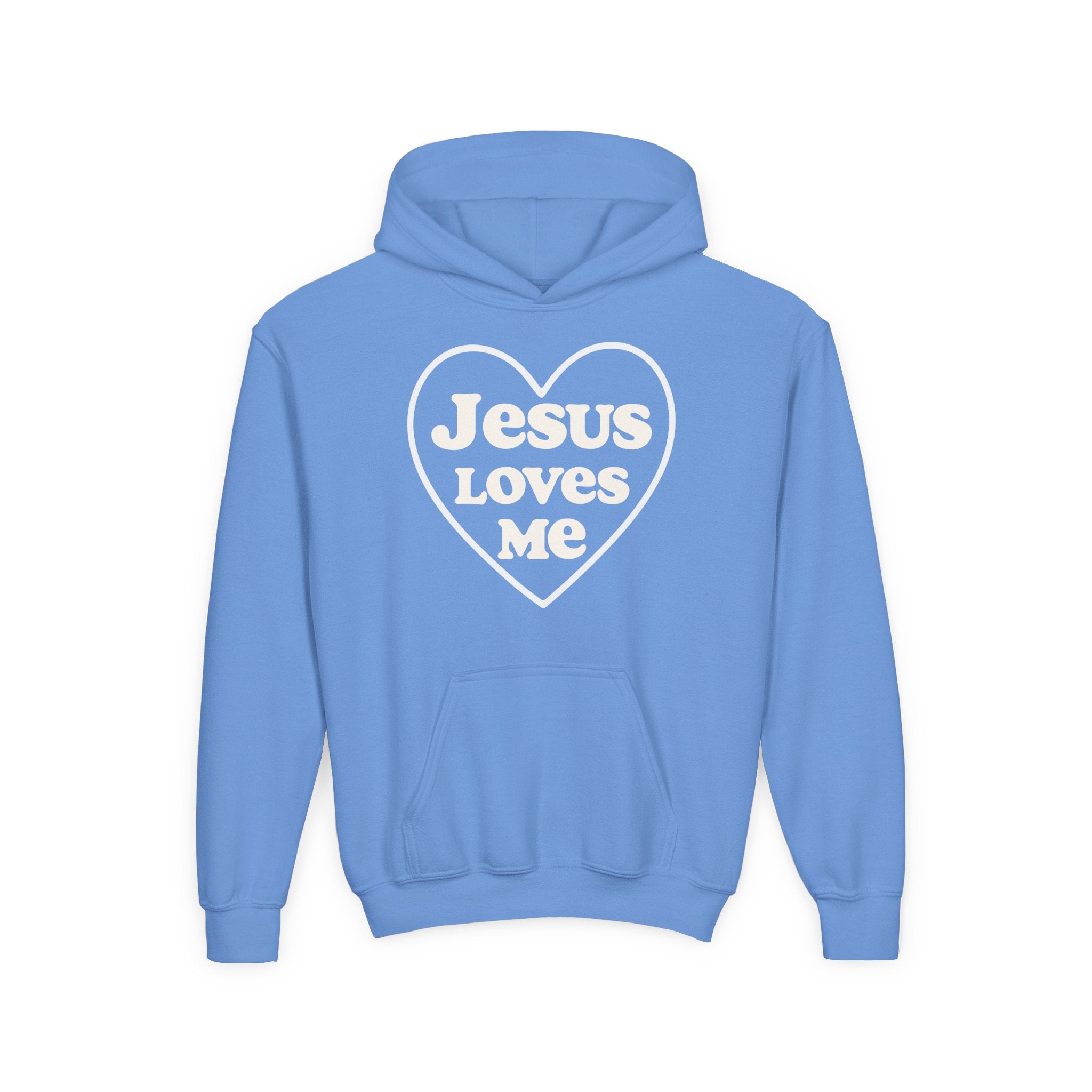 Jesus Loves Me | Youth Hoodie, Heartwarming Gift for Kids, Cozy Sweatshirt for Church, Faith-Based Apparel, Religious Youth Clothing, [...]