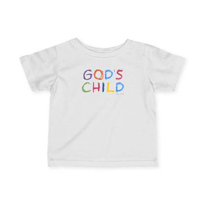 GOD'S CHILD! | Colorful Infant Fine Jersey Tee | Baby Heirs Collection (Roman's 8:14)