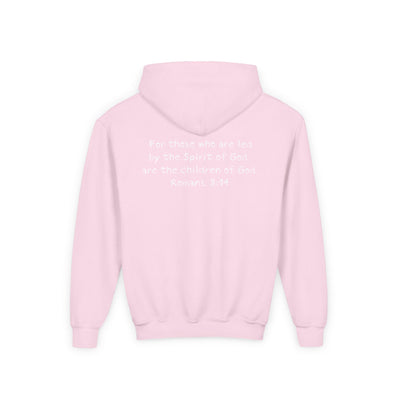 GOD'S CHILD! Collection | Hoodie [Youth]  | (Romans 8:14) - Pastel