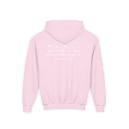 GOD'S CHILD! Collection | Hoodie [Youth]  | (Romans 8:14) - Pastel